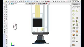 Проектирование глухого прилавка из профиля в bCAD