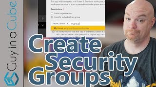 Create Mail enabled security groups to use in Power BI via PowerShell
