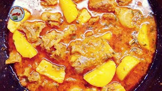 Aloo Gosht ka Salan - Fast Easy Mutton Aloo Gosht Recipe - kitchen with Shazia
