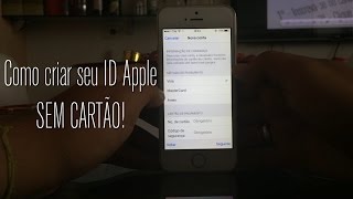 Como Criar e Ativar seu ID Apple e iCloud BRA ou USA (SEM CARTÃO)