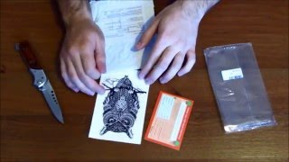 Посылки с Алиэкспресс, Тату Сова, # 2
