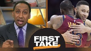 Stephen A. picks 76ers to go to NBA Finals if LeBron James loses | First Take | ESPN