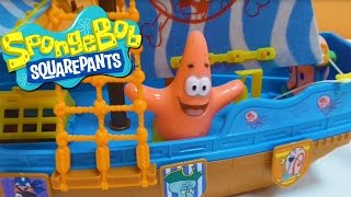 Little Kelly - Toys & Play Doh : SPONGEBOB PIRATE SHIP! (Spongebob, Pirates)