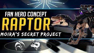 Overwatch Hero Concept - Raptor Specimen 13 - Moira's Secret Project