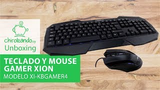 Teclado y Mouse Gamer XION Modelo XI-KBGAMER4 / Chiroleando.uy