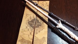 КАК СДЕЛАТЬ КАРТУ МАРОДЕРОВ ИЗ ФИЛЬМА ГАРРИ ПОТТЕР СВОИМИ РУКАМИ DIY HARRY POTTER The Marauder's Map