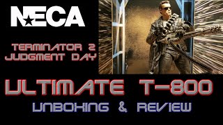 NECA Terminator 2 T-800 Ultimate Figure - Unboxing & Review