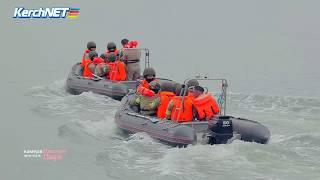 Контртеррористическая операция в Керченском проливе: кадры с места события