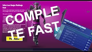 How to Complete the Fallen Love Ranger Challenges FAST in Fortnite | How to Complete Daily Challenge