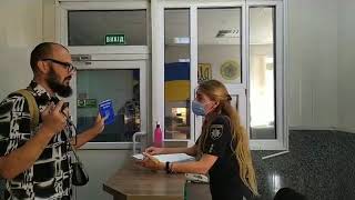Днепровский райотдел. Защищаем своего соратника, незаконно задержанного на площади Фестивальной