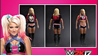 WWE 2K17: Alexa Bliss - Harley Quinn Attire + "Little Miss Bliss" T-Shirt ᴴᴰ