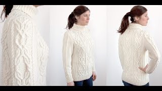 Белый Пуловер Спицами для Женщин - 2019 / White Pullover Knitting Needles / Weiße Pullover