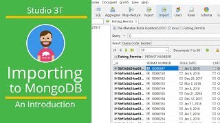 How to Import to MongoDB: An Introduction | A Studio 3T Tutorial for MongoDB