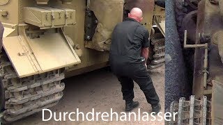 ?? Tiger Tank  " Hand Crank Engine Start Up "