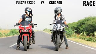 CBR 250R vs Pulsar RS200 Race | Highway Battle | After Performance Pack