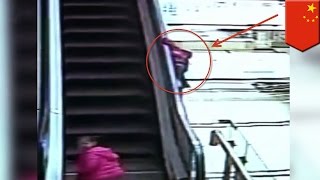 中国で相次ぐエスカレーター事故　また幼い命が……