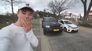 Racen met Enzo zijn Jeep Trackhawk..