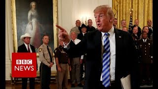 Trump calls anonymous editorial 'gutless' - BBC News