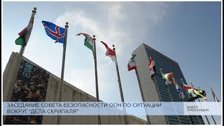 Заседание СБ ООН по "делу Скрипаля"