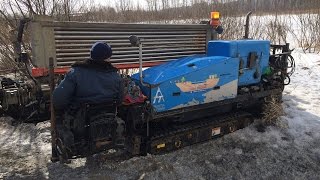 ?ЗАПУСКАЕМ  УСТАНОВКУ ГНБ(горизонтально-направленного бурения)#2часть