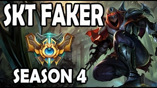 SKT T1 Faker Zed vs Jayce MID Ranked Challenger Korea