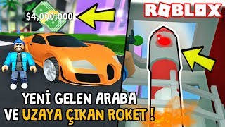 YENİ GELEN ARABA VE UZAYA ÇIKAN ROKET ! Roblox Mad City / Roblox Türkçe