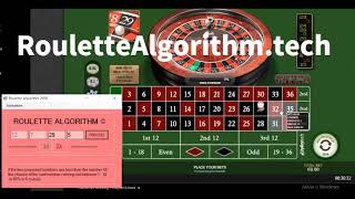 Roulette Algorithm  2020 - Roulette Software, Session 01