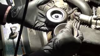 How to replace serpentine belt & Idler pulley 2000 Ford Ranger V6