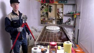 Как сделать кухонную столешницу из бетона. Часть I. Concrete countertop diy.