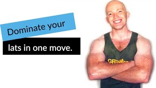 CAN'T FEEL YOUR LATS? TRY THIS TECHNIQUE