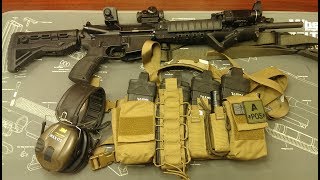 Стрельба из карабин RUGER SR-556 калибр 223Rem