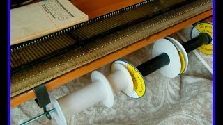 Приспособление для вязания интарсии на машине