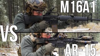 Vietnam M16A1 vs Modern AR-15