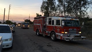 Firefighters battle Cocos Fire in San Marcos,CA