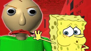 BALDI FOI DERROTADO! | Bob Esponja no Baldi's Basics
