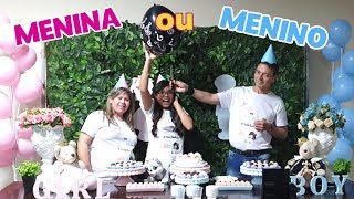 CHÁ DE REVELAÇÃO - MENINA OU MENINO
