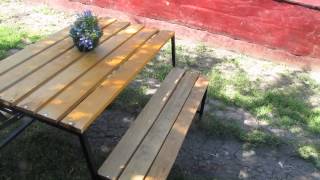 Скамья-трансформер своими руками.Чертеж Wood Picnic Bench and Table * 2 in 1 *