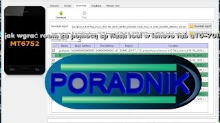 jak wgrać room za pomocą sp flash tool w lenovo tab a10-70l