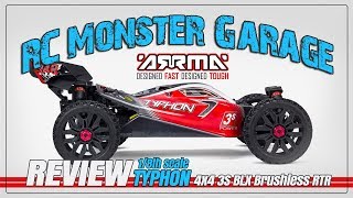REVIEW:  ARRMA 1/8th Scale TYPHON 3S BLX 4x4 Brushless Buggy