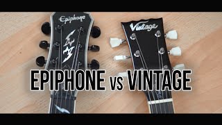 Epiphone vs Vintage - Metal Comparison