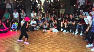 IBE Heart Breaker 2v2 Bgirl Battle Finals Bgirl Eddie & Bgirl Terra vs Candy & Ladione