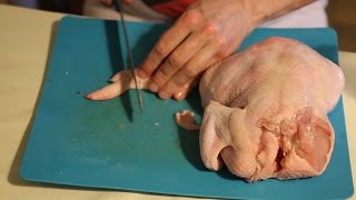 Как правильно и быстро разделать курицу на суп, отделить от костей на части
