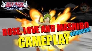 Bleach Brave Souls - NEW Rose, Love and Mashiro Gameplay