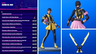 All Cameo vs Chic Overtime Challenges - Yellow Cameo vs Chic Reward Showcase