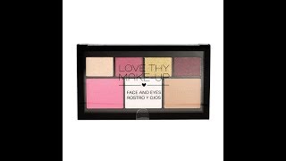Look con paleta Low Cost LOVE THY MAKEUP, Parte 1