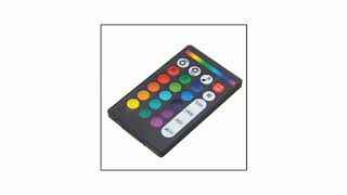 DC5-24V 6A Bluetooth APP Music Controller + 24 Keys RF Remote Control for RGB LED Strip Light