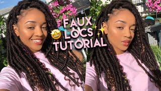 Individual Goddess Crochet Faux Locs Tutorial!