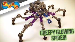 Creepy Spider! - ZOOB Builderz Creepy Glow Creatures