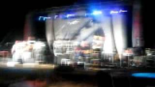 Nomadi a Cacciano (Bn) - Fine concerto con il "Te Deum"