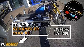 MAPPED - 2019 TRIUMPH SCRAMBLER 1200 XE - TEST RIDE